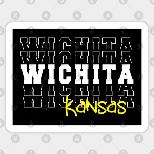 Wichita city, Kansas Wichita KS Sticker by TeeLogic